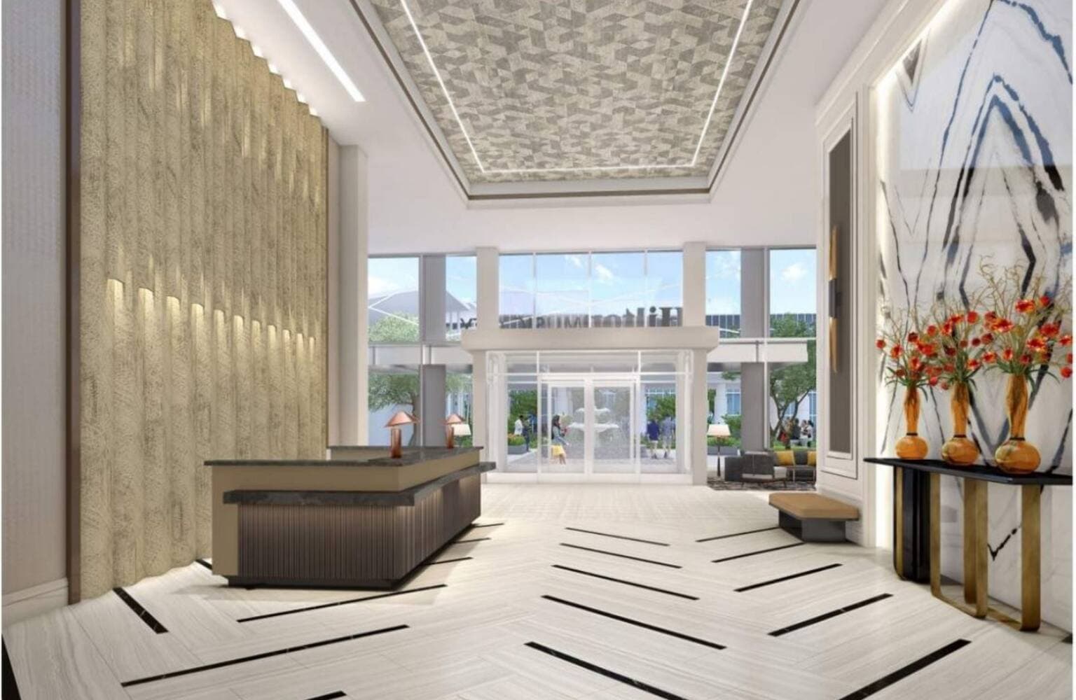 Hilton BNA Nashville Airport Terminal